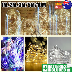 LED String Battery Powered Copper Wire Fairy Lights