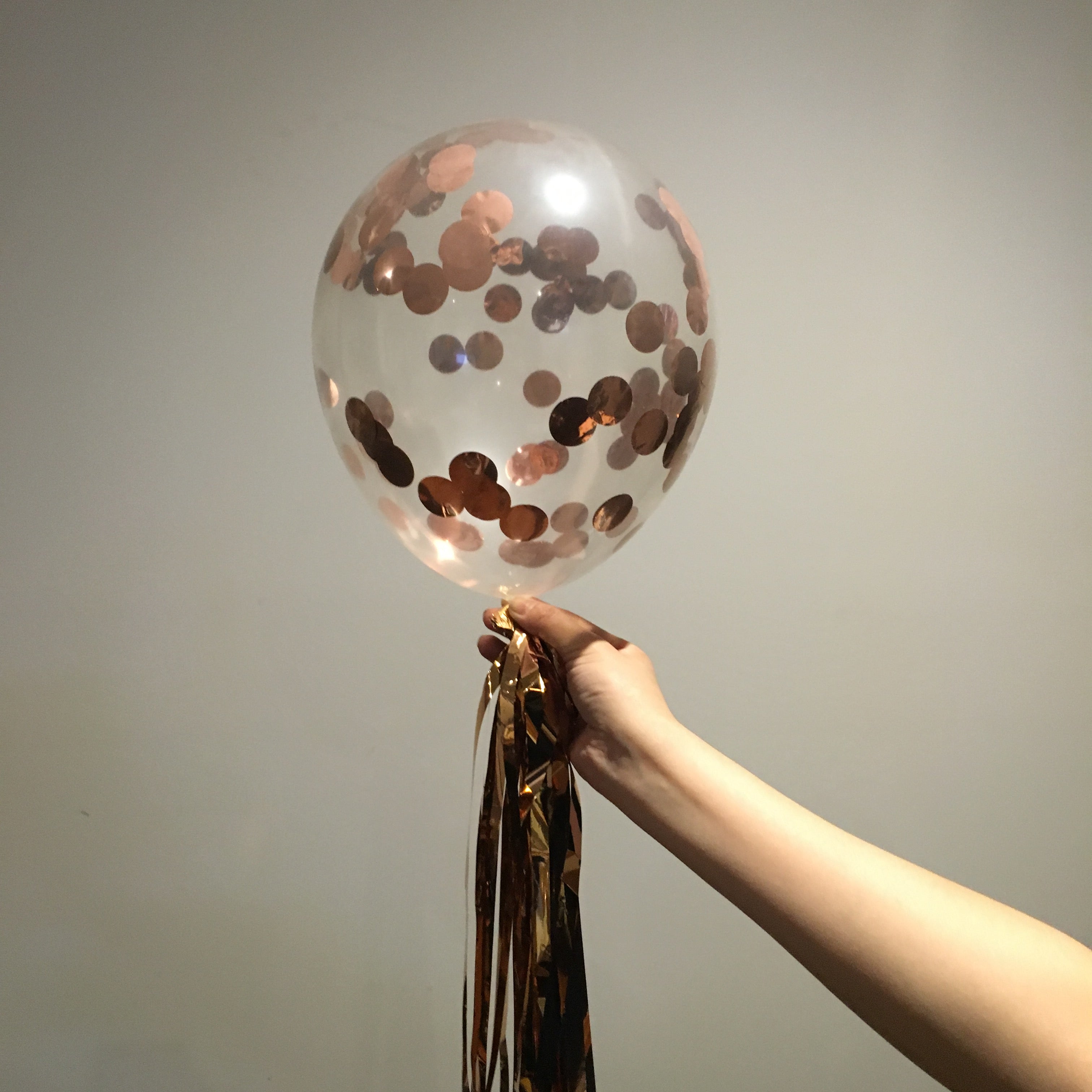 10th Rose Gold Birthday Party Pack 10 Garland Balloons