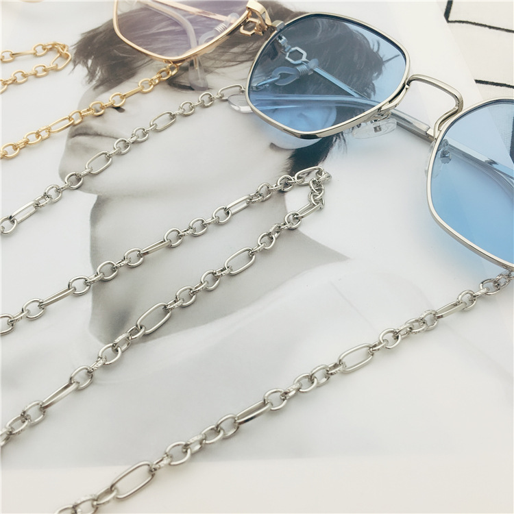 Silver Sunglasses Neck Chain Glasses Sunglasses Chain Cord Lanyard Holder Strap