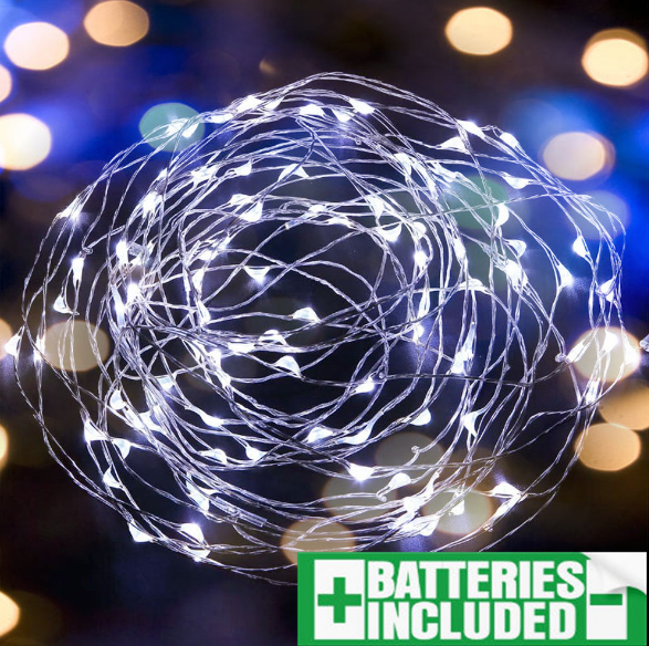 LED String Battery Powered Copper Wire Fairy Lights