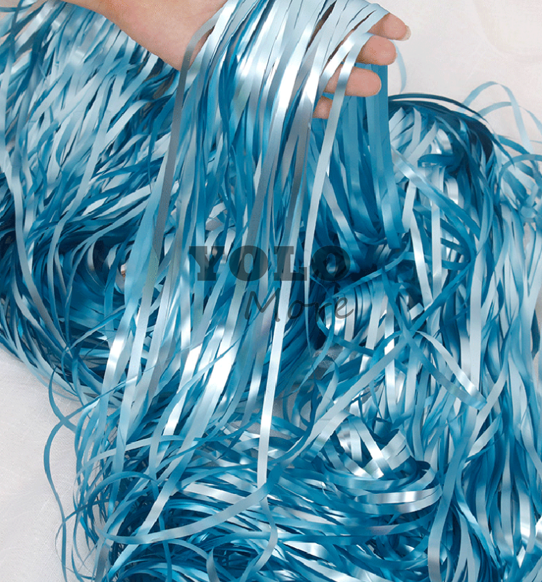 Metallic Tinsel Curtain Foil 1m 2m 3m 4m 5m Backdrop PomPoms Streamers Decor