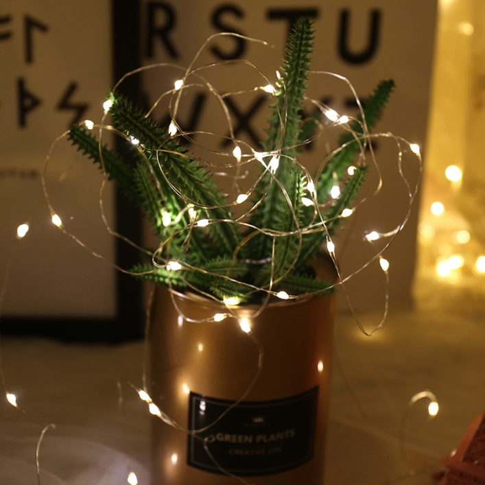 LED String Battery Powered Copper Wire Fairy Lights
