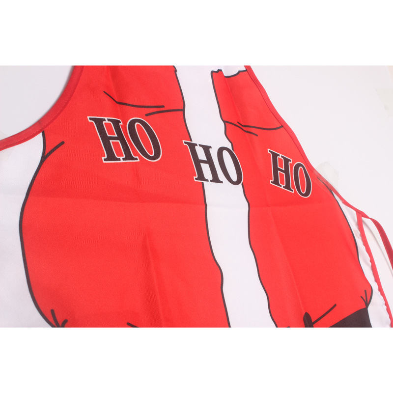 Xmas Apron Funny BBQ Christmas Gift Sexy Party Cooking Kitchen Santa Christmas Costume