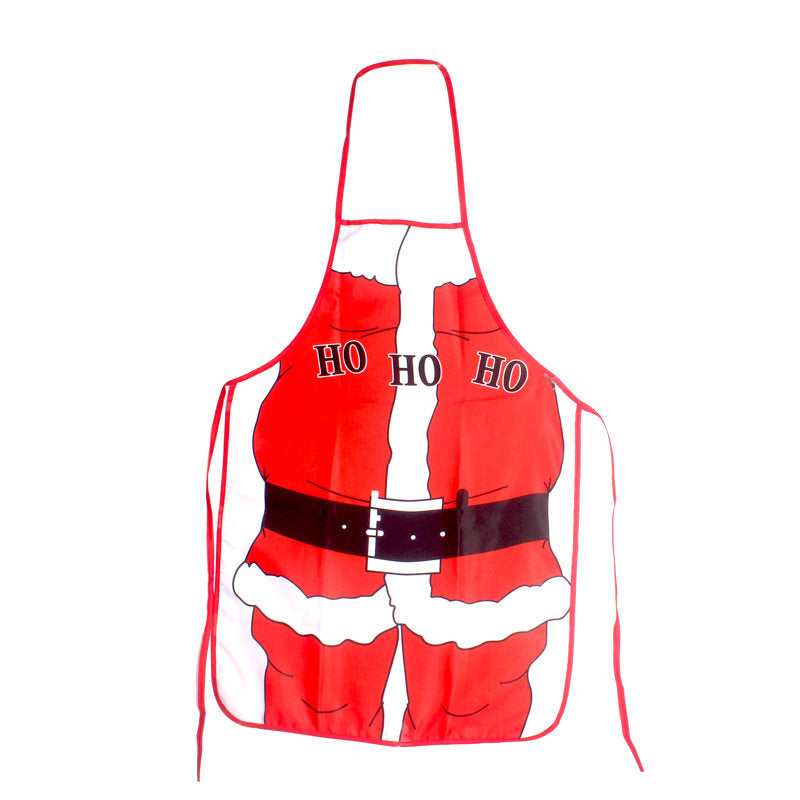 Xmas Apron Funny BBQ Christmas Gift Sexy Party Cooking Kitchen Santa Christmas Costume