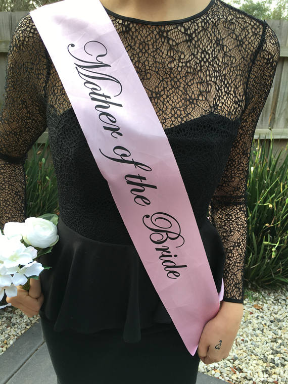 BABY PINK Hens Sash - Hen Sash - Bride To Be Sash - Bridal Shower - Engagement- Hen Party- Bachelorette - Bride- Bridesmaid - Team Bride