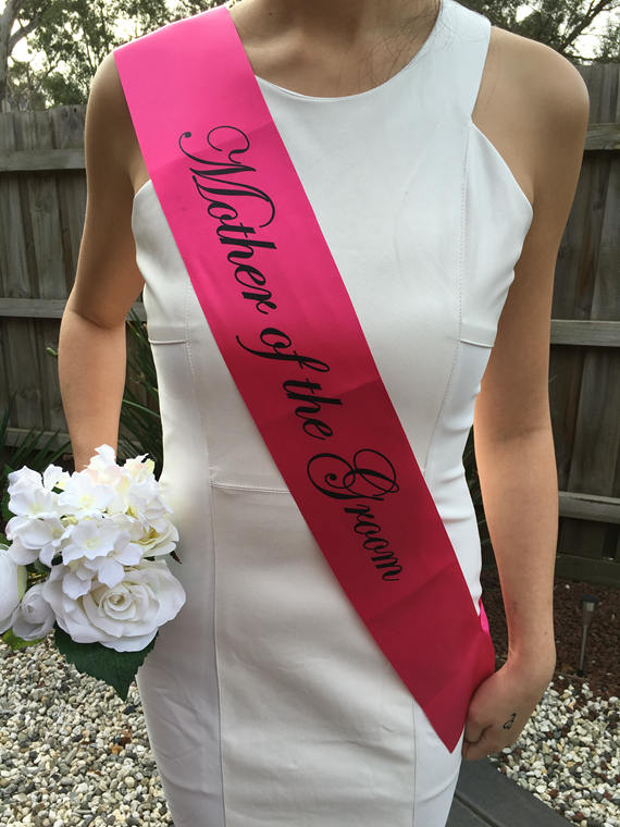 HOT PINK Hens Sash - Hen Sash - Bride To Be Sash - Bridal Shower - Engagement- Hen Party- Bachelorette - Bride- Bridesmaid - Team Bride