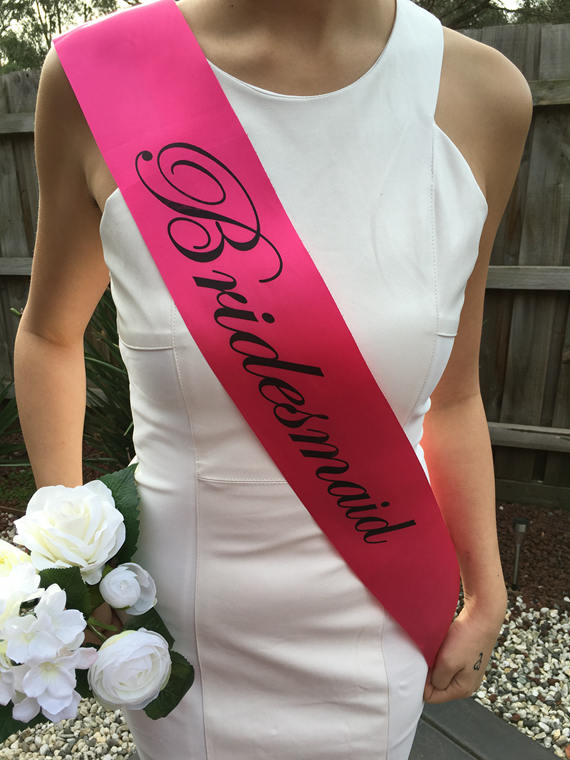 HOT PINK Hen's Party Sash