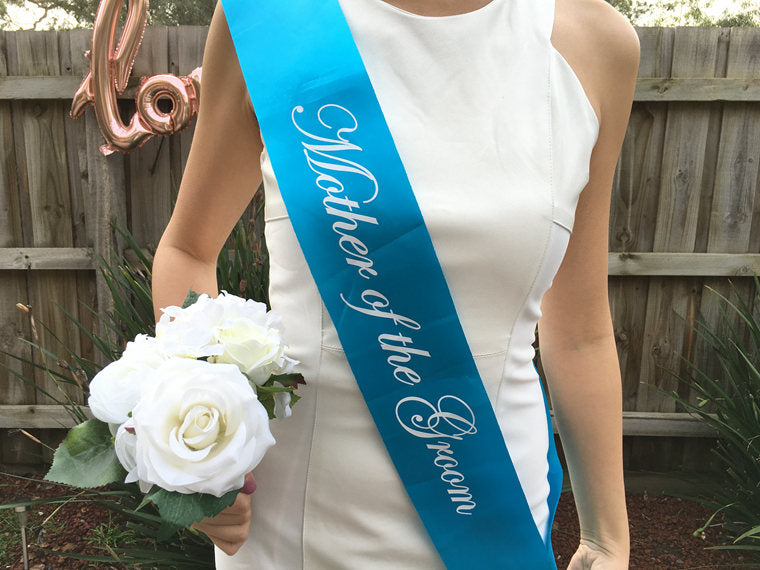 BABY BLUE Hen's Party Sash