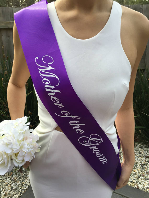 PURPLE Hen's Party Sash