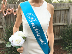 BABY BLUE Hen's Party Sash