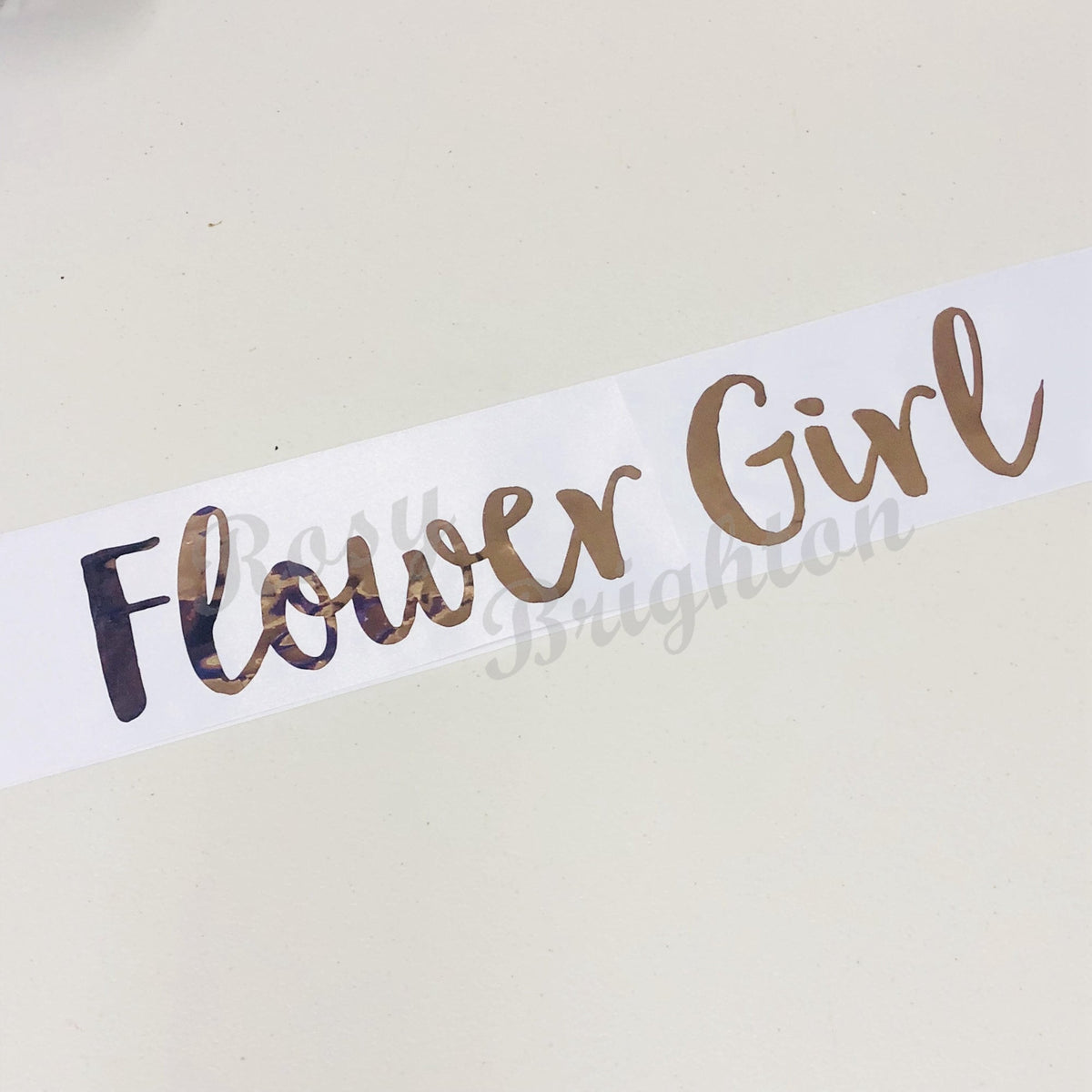 Personalised White Rose Gold Hens Sash - Hen Sash - Bride To Be Sash - Bridal Shower - Engagement- Hen Party- Bachelorette Bride Team Bride