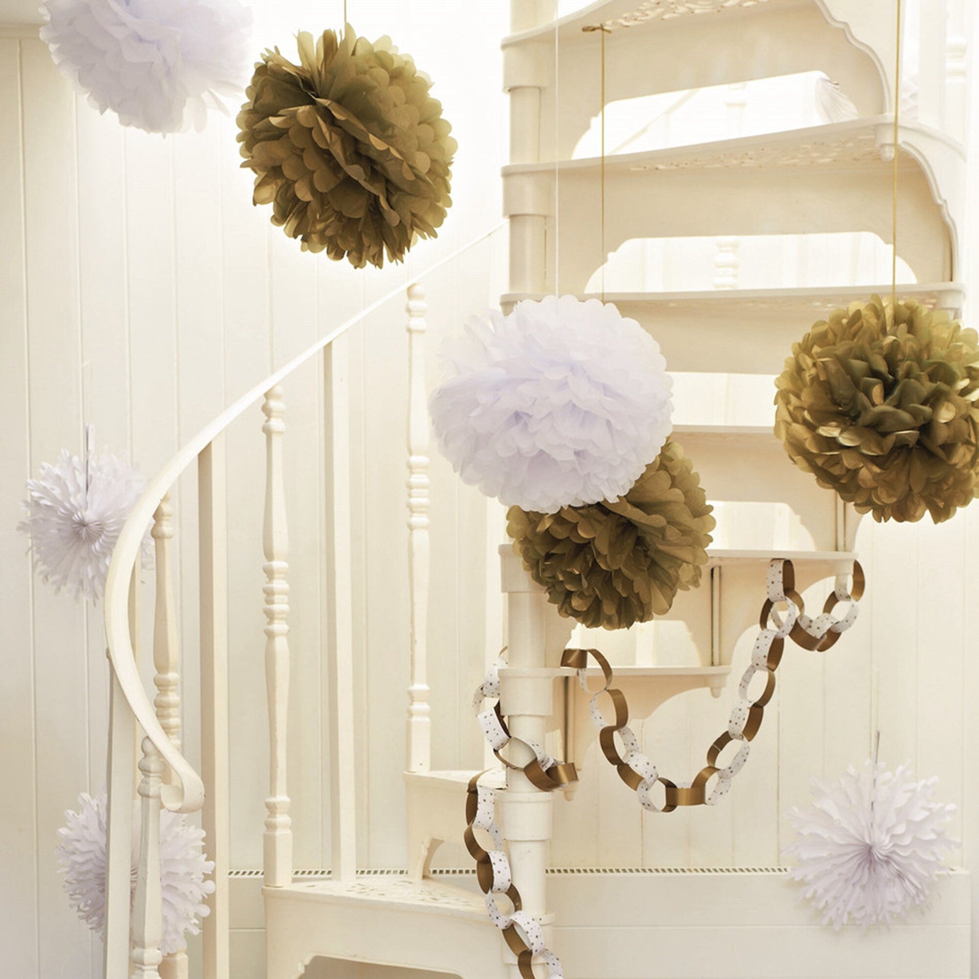 Tissue Paper Pom Poms Wedding Party Baby Living Room Decoration Home Pompoms