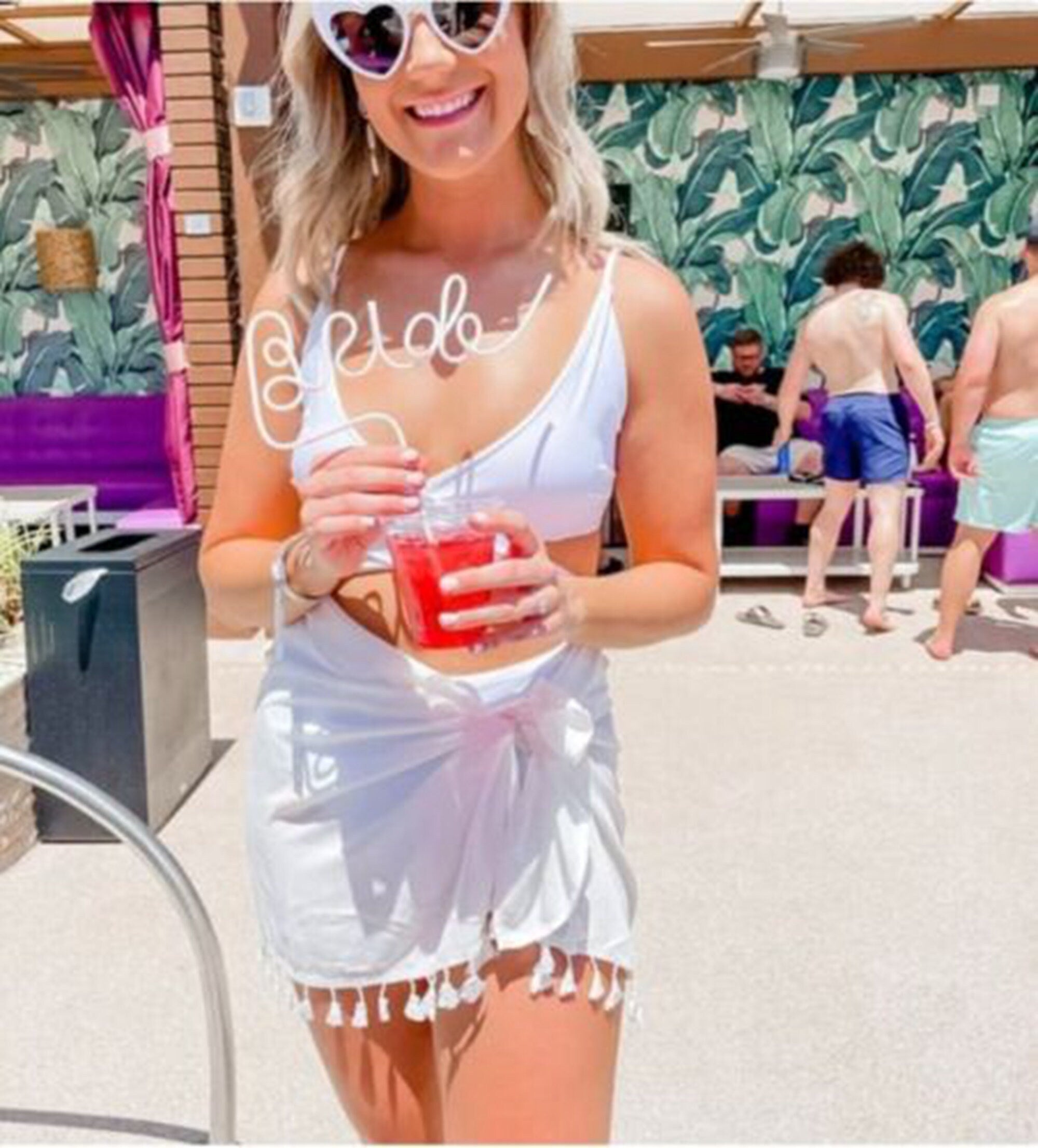 Bride Straw | Bachelorette Party Willy Straw | Bridal Shower, Bride Gifts | Beach Pool Favors Accessories Decorations Supplies