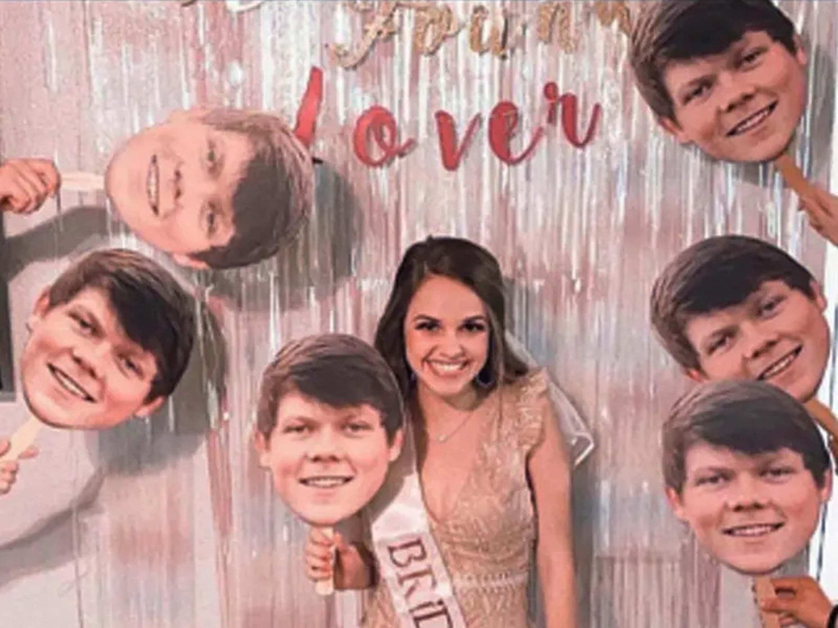Big Face on A Stick - Custom Head Cutouts Sticker