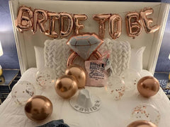 16" BRIDE TO BE Rose Gold / Gold / Silver Foil Balloon For Hens Party Engagement Hen Party Bridal Shower Kitchen Tea