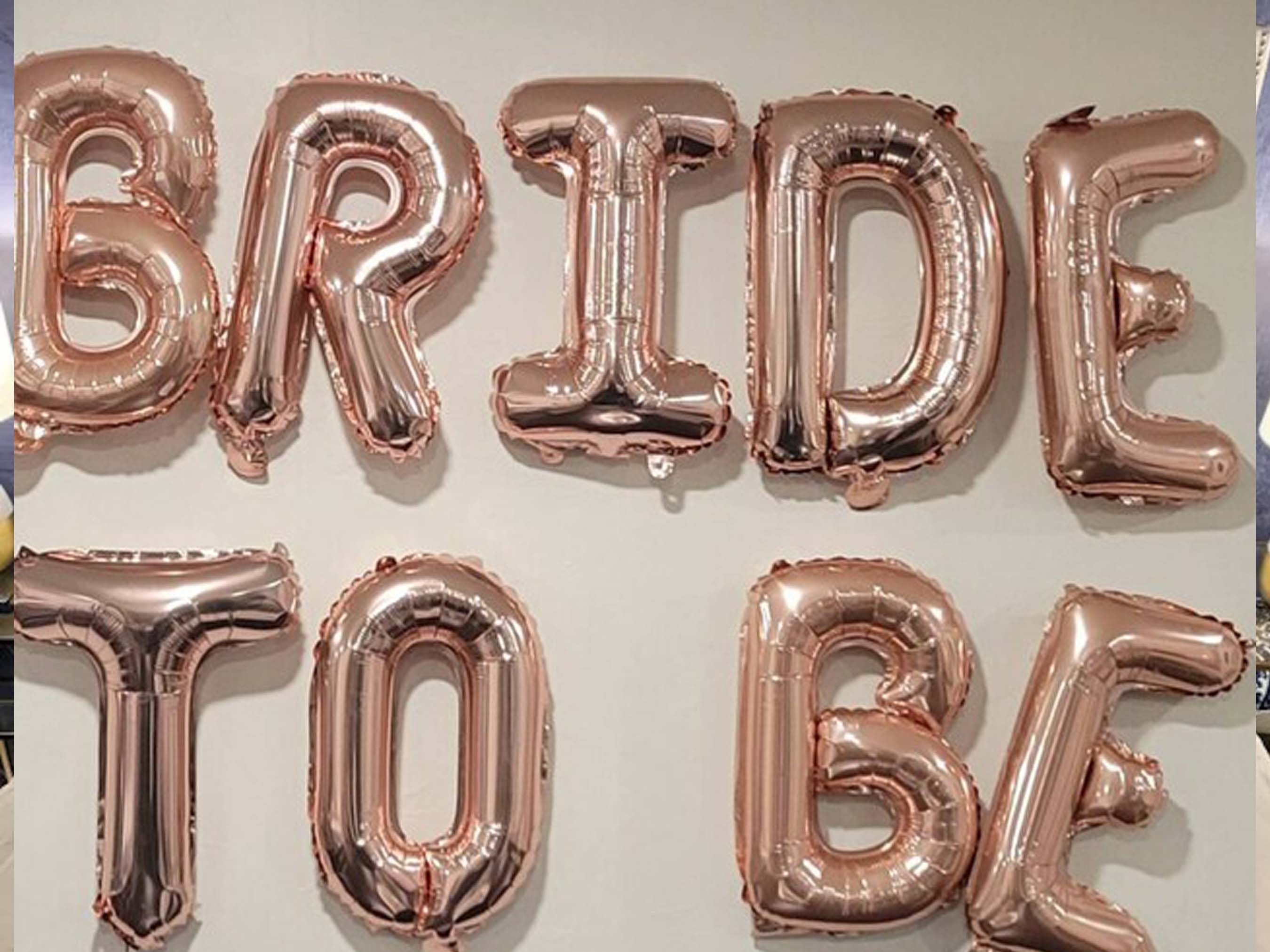 16" BRIDE TO BE Rose Gold / Gold / Silver Foil Balloon For Hens Party Engagement Hen Party Bridal Shower Kitchen Tea