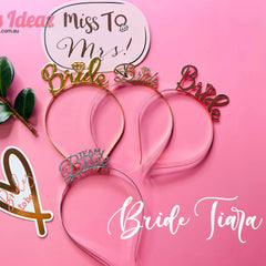 Bride To Be Hens Party Sash Tiara Hens Night Bridal Shower Accessories Bachelorette Veil Bachelorette Party Bridal Shower Tiara Hair Dec