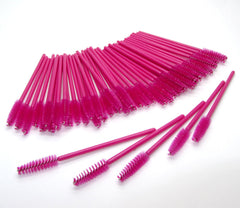 Hot Pink Disposable Mascara Wands
